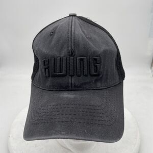 Ewing Mens OSFA Hat Black Large Adjustable Baseball Cap By Indie Caps